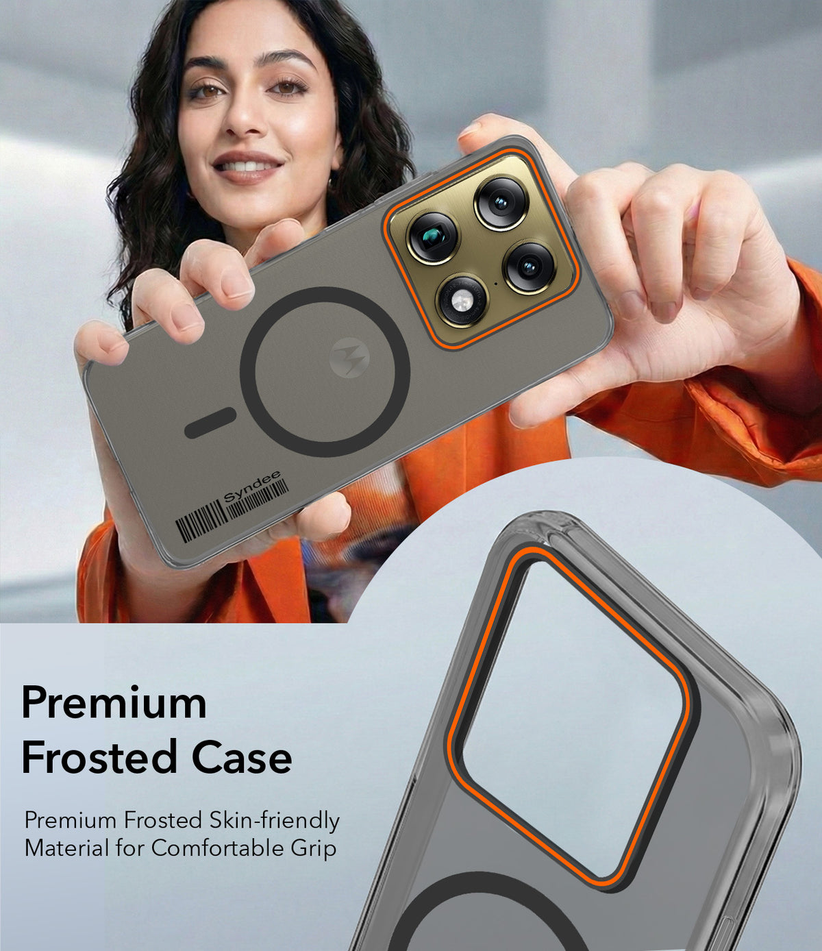 For Motorola Moto Signature 5G Back Cover Case (Soft Touch | Camera Bump Protection | MagSafe Compatible | Matte Finish)