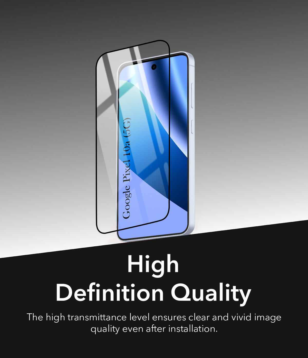 Tempered Glass For Google Pixel 10a Military-Grade Gorilla Tempered Glass Screen Protector With Installation Kit | Shatterproof, Full Coverage, HD Clear, Scratch Resistant (Pack of 1)