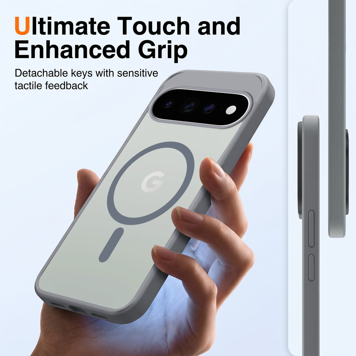 For Google Pixel 11 Pro XL Matte Finish Back Case Cover (MagSafe Compatible | Translucent Soft Touch | Slim and Unbreakable)
