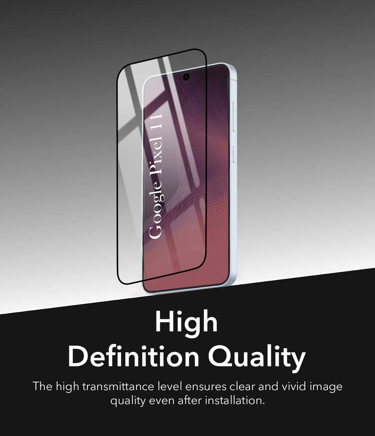 (Pack of 2) Tempered Glass For Google Pixel 11 Military-Grade Gorilla Tempered Glass Screen Protector With Installation Kit | Shatterproof, Full Coverage, HD Clear, Scratch Resistant