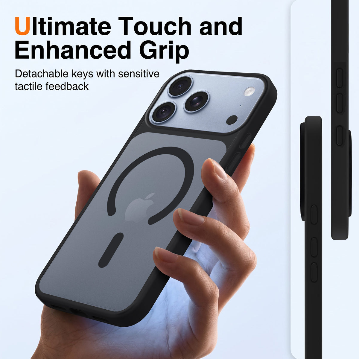 For Apple iPhone 18 Pro Max Matte Finish Back Case Cover (MagSafe Compatible | Translucent Soft Touch | Slim and Unbreakable)