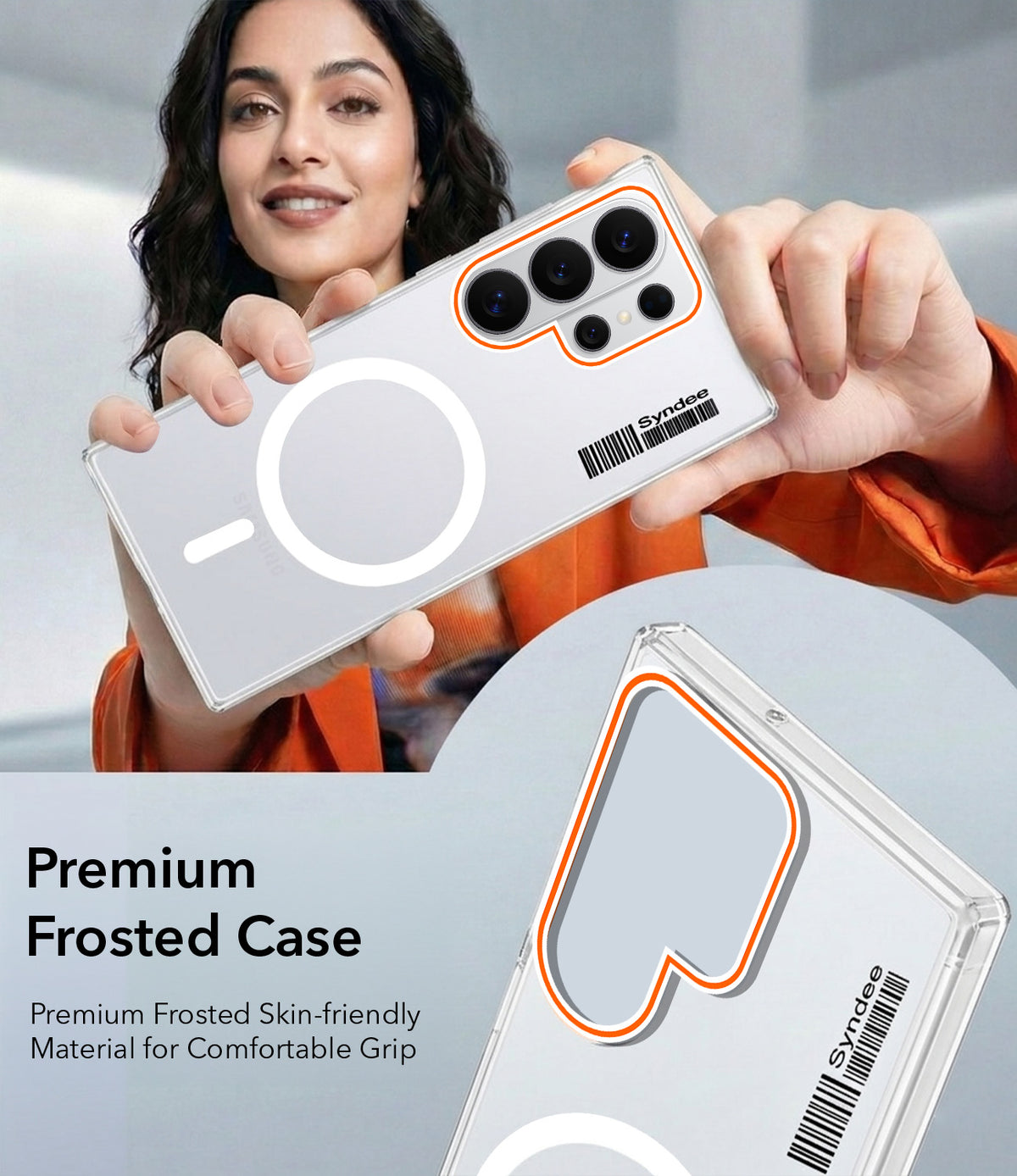 For Samsung Galaxy S26 Ultra Back Cover Case (Soft Touch | Camera Bump Protection | MagSafe Compatible | Matte Finish)
