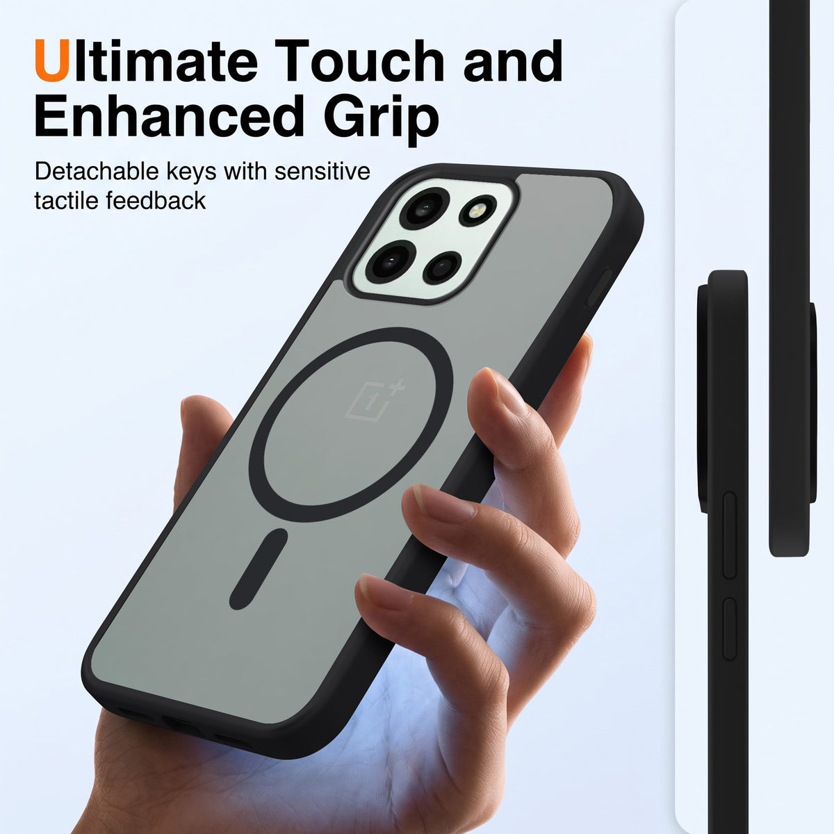 For Oneplus Nord 6 Matte Finish Back Case Cover (MagSafe Compatible | Translucent Soft Touch | Slim and Unbreakable)