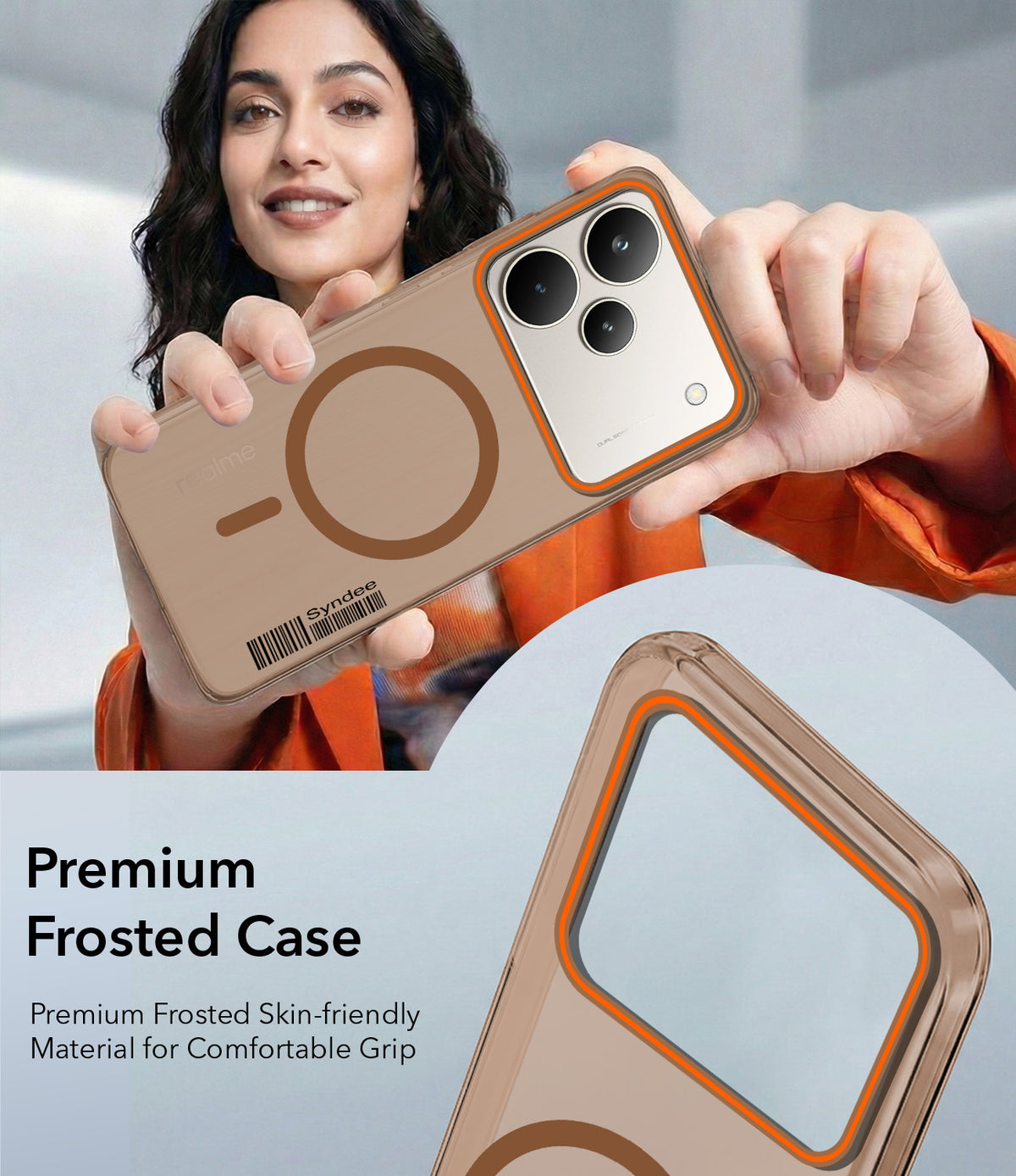 For Realme P4 Pro Back Cover Case (Soft Touch | Camera Bump Protection | MagSafe Compatible | Matte Finish)