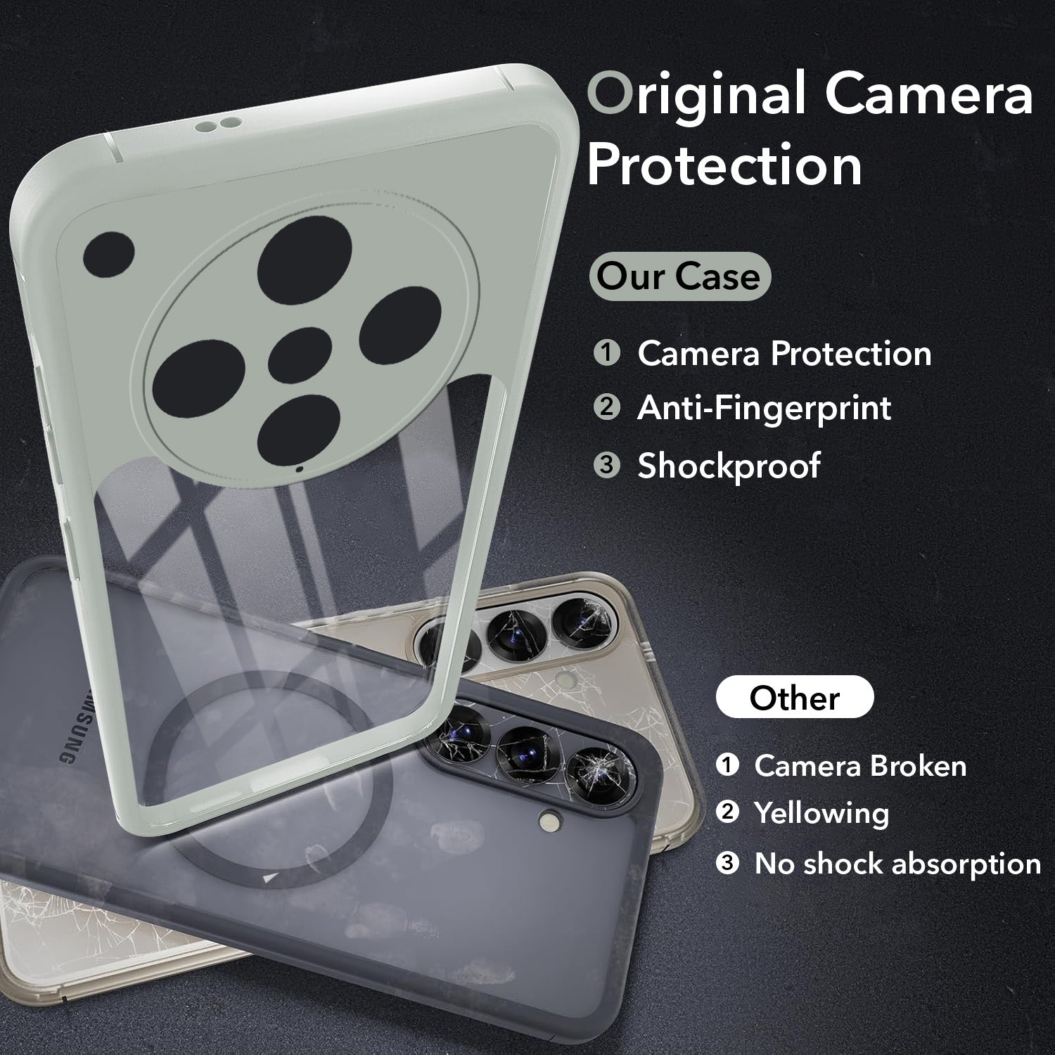 For Oppo Find X8 Pro Back Cover Case Ultra-Hybrid (Lifetime Anti Yellow | Anti Scratch | Crystal Clear Shockproof)