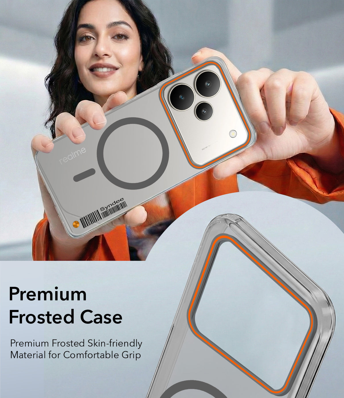 For Realme P4 Back Cover Case (Soft Touch | Camera Bump Protection | MagSafe Compatible | Matte Finish)