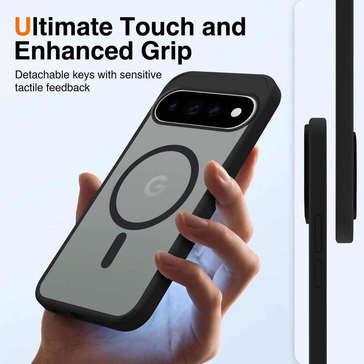 For Google Pixel 11 Pro XL Matte Finish Back Case Cover (MagSafe Compatible | Translucent Soft Touch | Slim and Unbreakable)