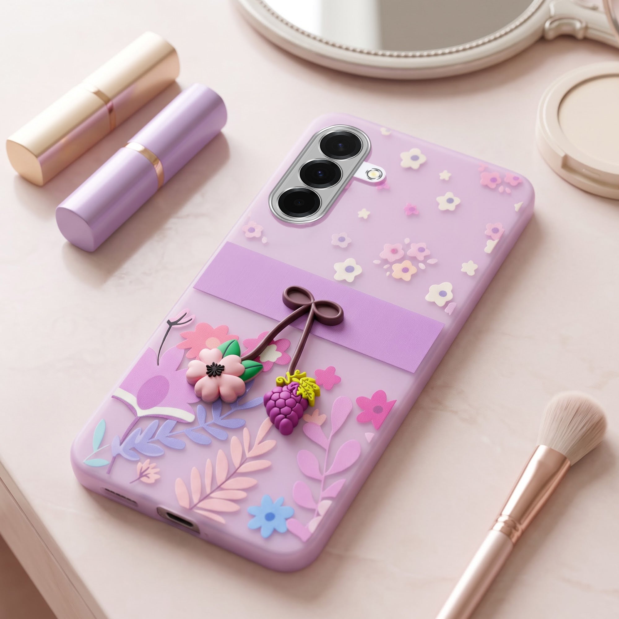 For Samsung Galaxy A36 5G Back Cover Case (3D Cute Cartoons | Hard Back Side Soft | Matte Premium Finish | HD Printing)