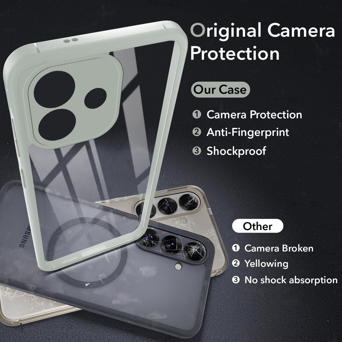 For Redmi Note 17 5G Back Cover Case Ultra-Hybrid (Lifetime Anti Yellow | Anti Scratch | Crystal Clear Shockproof)