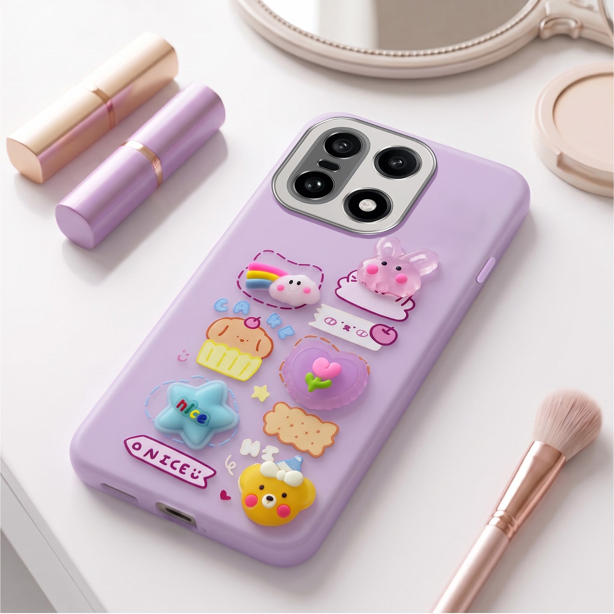 For OnePlus 15 5G Back Cover Case (3D Cute Cartoons | Hard Back Side Soft | Matte Premium Finish | HD Printing)
