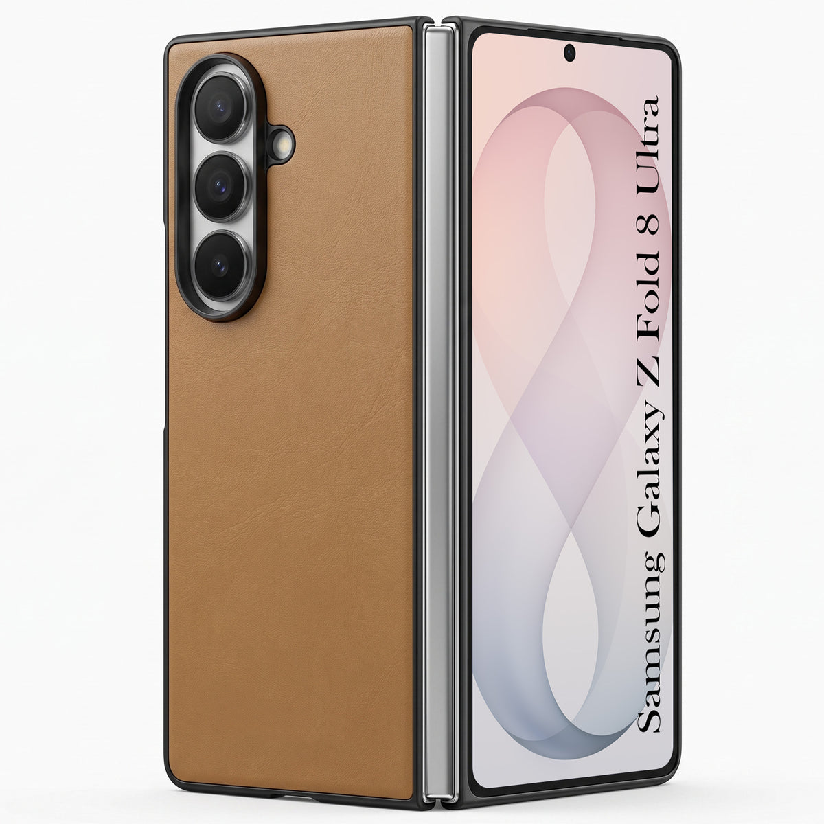 For Samsung Galaxy Z Fold 8 Ultra Premium Cover Case (Soft Leater Touch | Interior Protective Cloth | Slim 360* Protection)