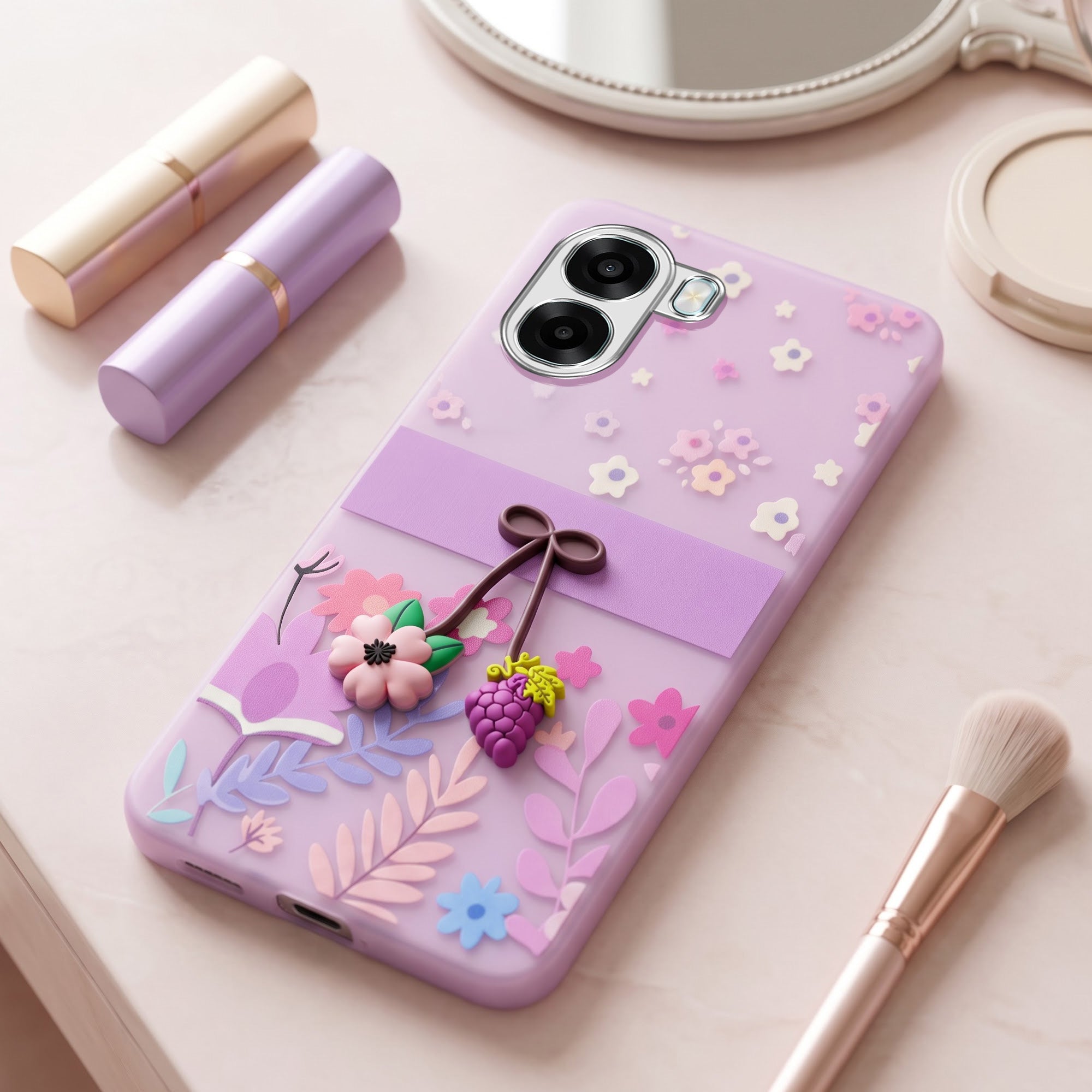 For Oppo A6X | Oppo A6S Back Cover Case (3D Cute Cartoons | Hard Back Side Soft | Matte Premium Finish | HD Printing)