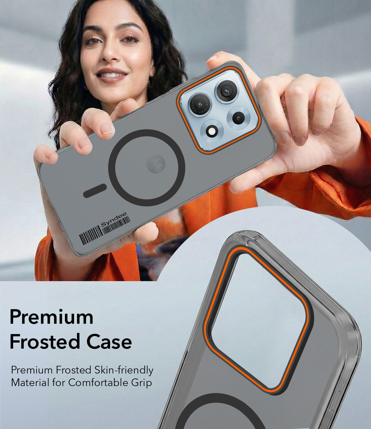 For Motorola Moto Edge 70 Max Back Cover Case (Soft Touch | Camera Bump Protection | MagSafe Compatible | Matte Finish)