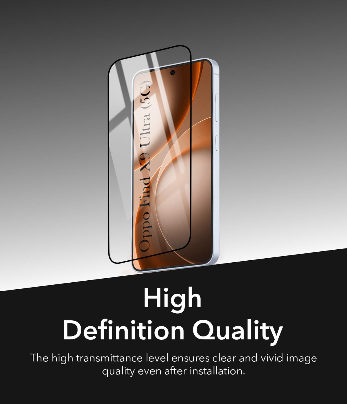 Tempered Glass For Oppo Find X9 Ultra Military-Grade Gorilla Tempered Glass Screen Protector With Installation Kit | Shatterproof, Full Coverage, HD Clear, Scratch Resistant (Pack of 1)