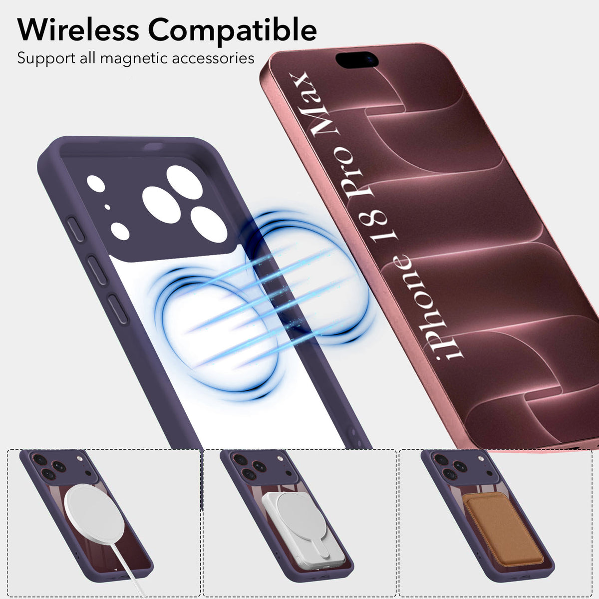 For Apple iPhone 18 Pro Max Back Cover Case Ultra-Hybrid (Lifetime Anti Yellow | Anti Scratch | Crystal Clear Shockproof)