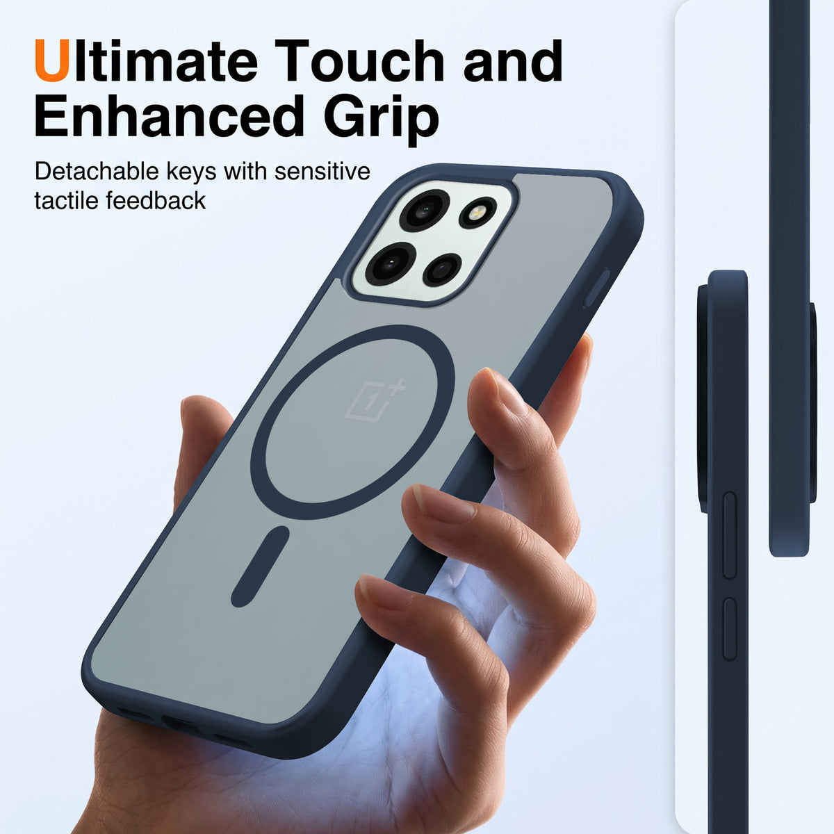 For Oneplus Nord 6 Matte Finish Back Case Cover (MagSafe Compatible | Translucent Soft Touch | Slim and Unbreakable)