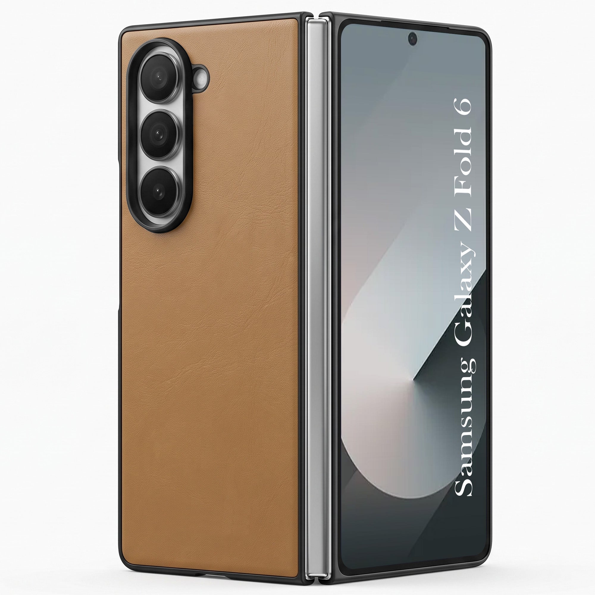 For Samsung Galaxy Z Fold 6 5G Premium Cover Case (Soft Leather Touch | Interior Protective Cloth | Slim 360* Protection)
