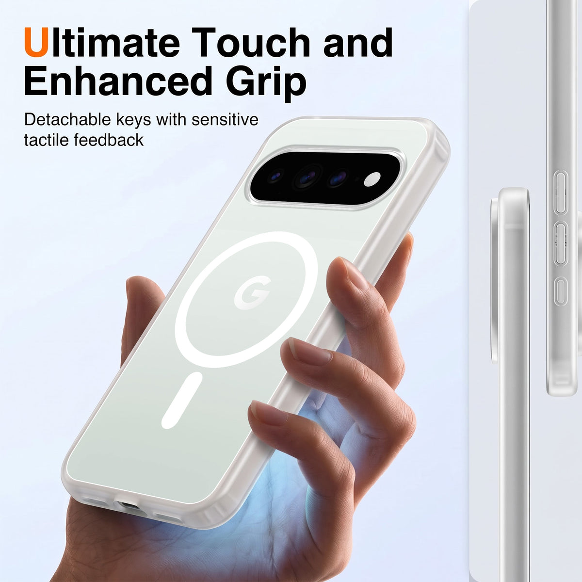 For Google Pixel 11 Pro XL Matte Finish Back Case Cover (MagSafe Compatible | Translucent Soft Touch | Slim and Unbreakable)