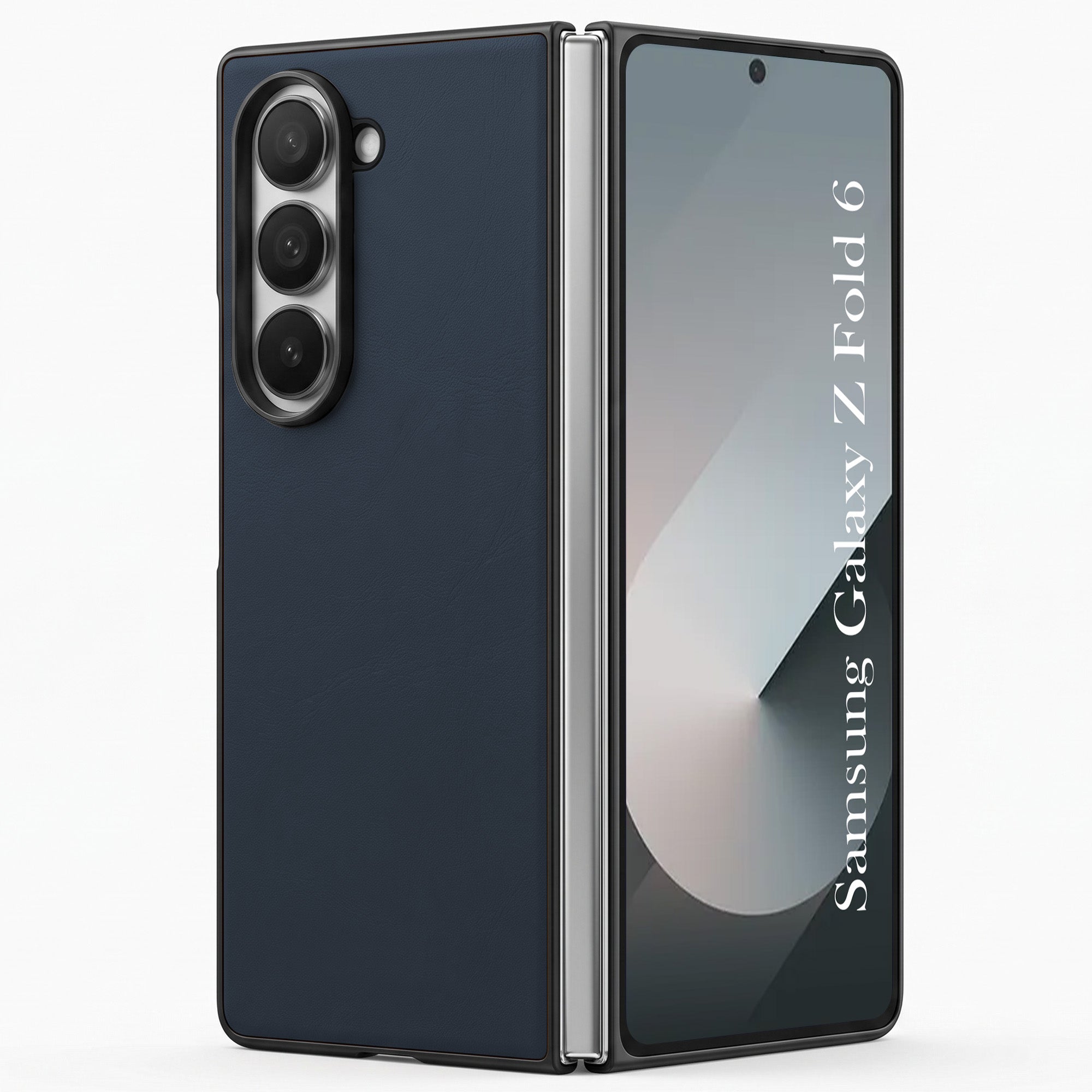 For Samsung Galaxy Z Fold 6 5G Premium Cover Case (Soft Leather Touch | Interior Protective Cloth | Slim 360* Protection)