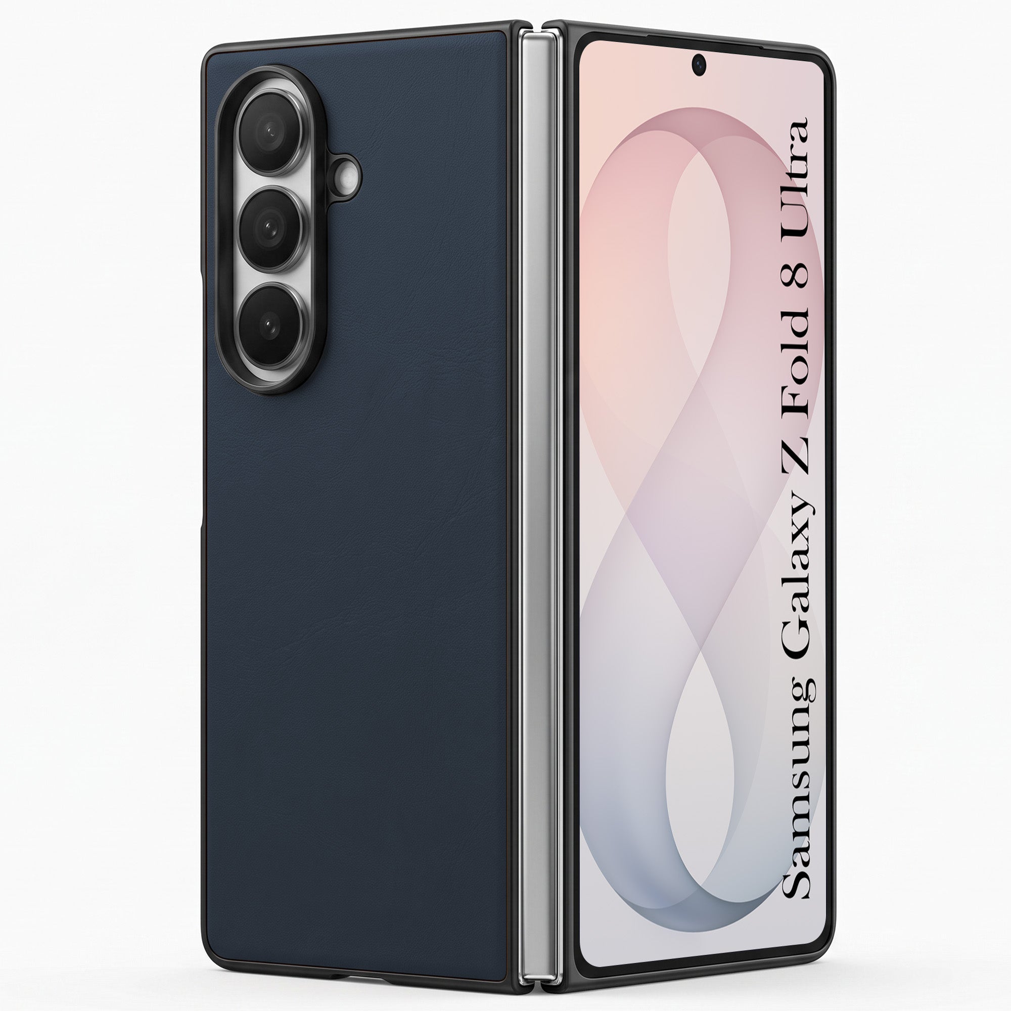 For Samsung Galaxy Z Fold 8 Ultra Premium Cover Case (Soft Leater Touch | Interior Protective Cloth | Slim 360* Protection)