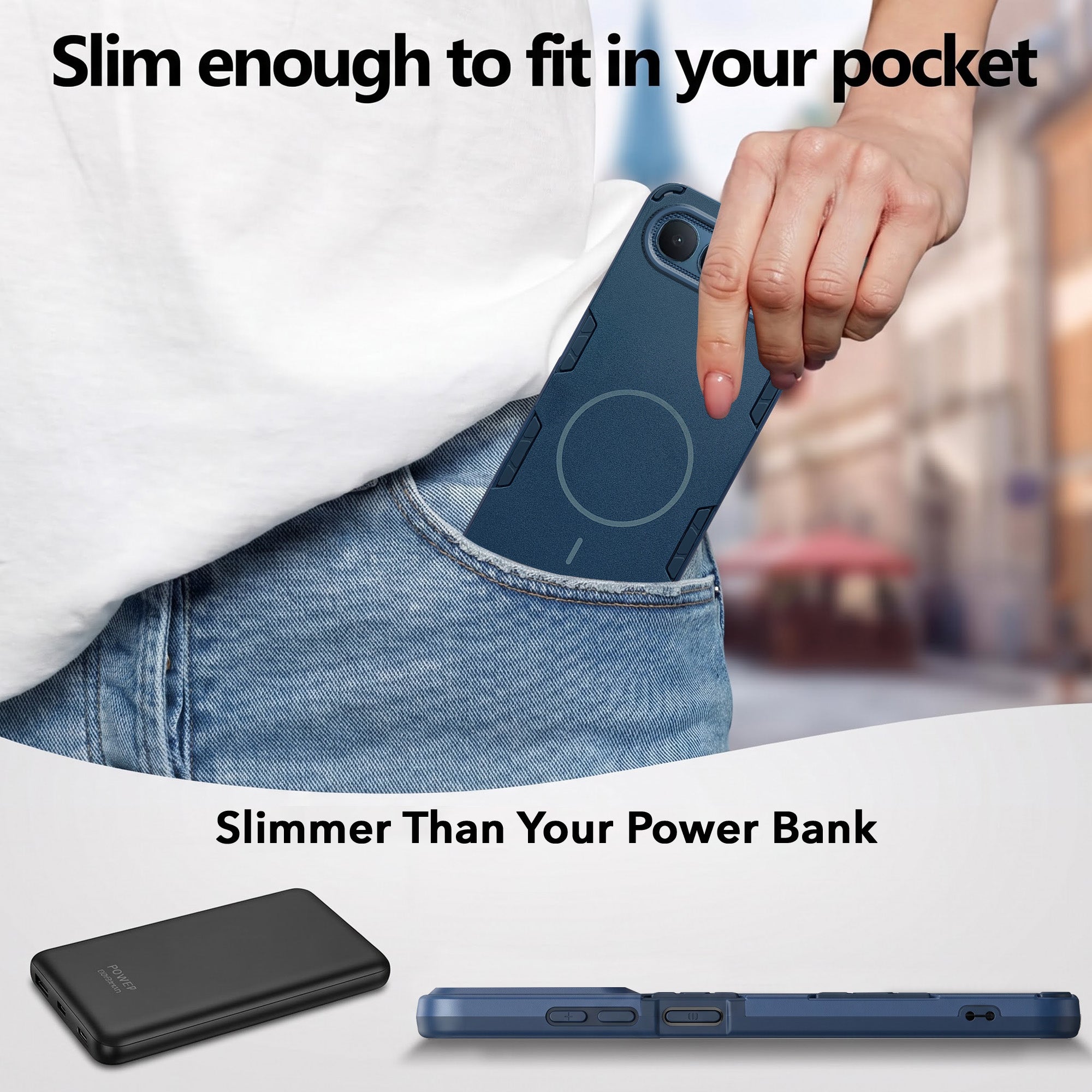 For Vivo S2 5G Back Cover Case (Slim Hybrid Armor | Shockproof Camera Protection | Rugged Dual Layer)