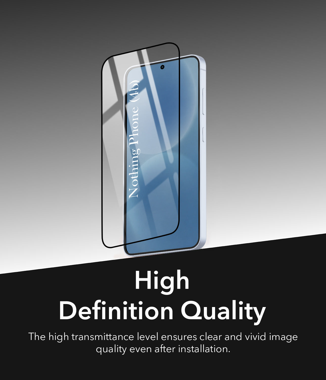 (Pack of 2) Tempered Glass For Nothing Phone 4B 5G Military-Grade Gorilla Tempered Glass Screen Protector With Installation Kit | Shatterproof, Full Coverage, HD Clear, Scratch Resistant