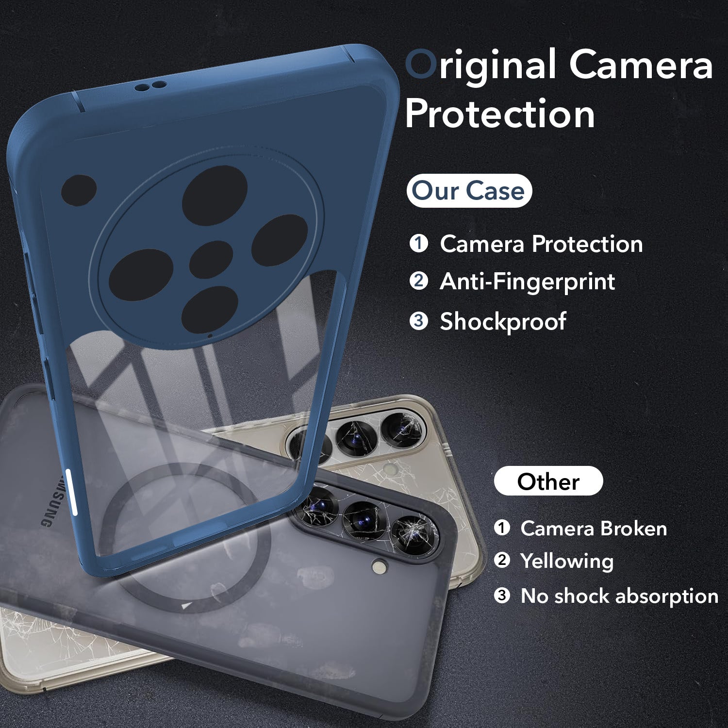 For Oppo Find X8 Pro Back Cover Case Ultra-Hybrid (Lifetime Anti Yellow | Anti Scratch | Crystal Clear Shockproof)