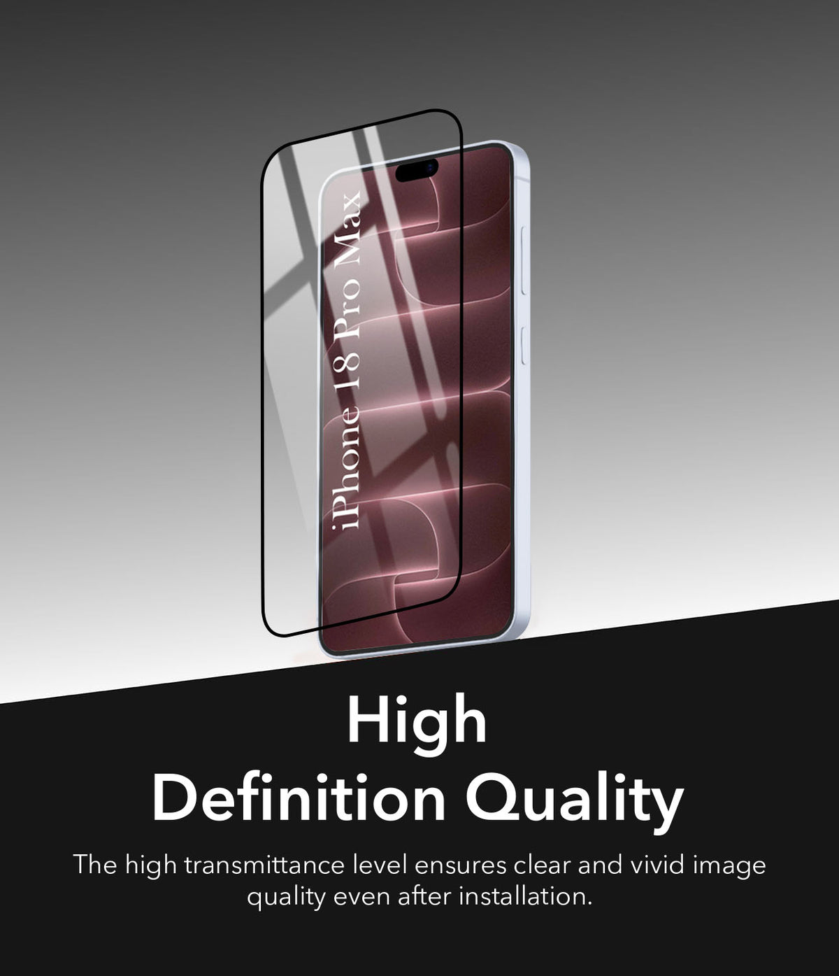 (Pack of 2) Tempered Glass For Apple iPhone 18 Pro Max Military-Grade Gorilla Tempered Glass Screen Protector With Installation Kit | Shatterproof, Full Coverage, HD Clear, Scratch Resistant