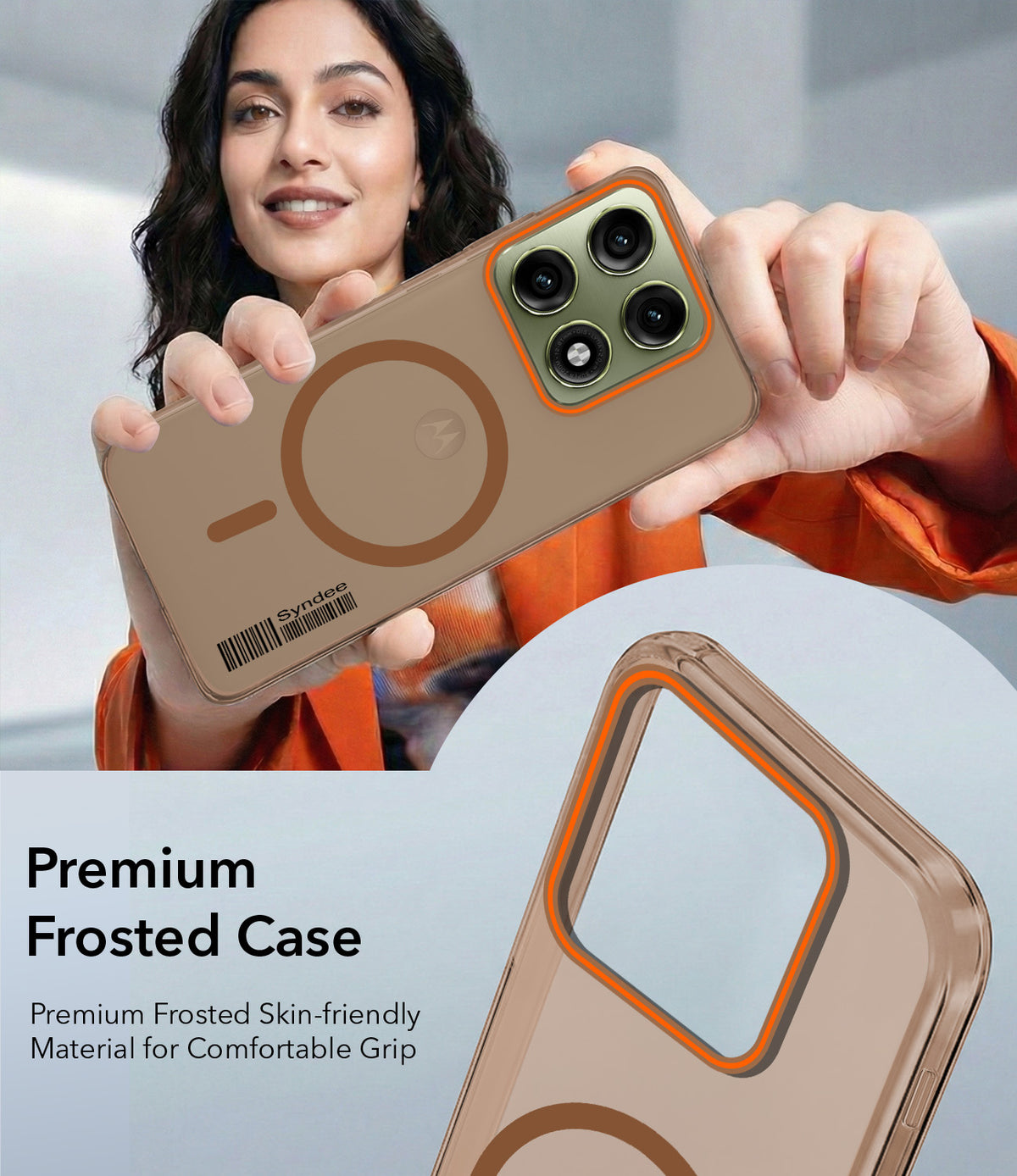 For Motorola Edge 70 Pro | Edge 70 Pro Plus Back Cover Case (Soft Touch | Camera Bump Protection | MagSafe Compatible | Matte Finish)