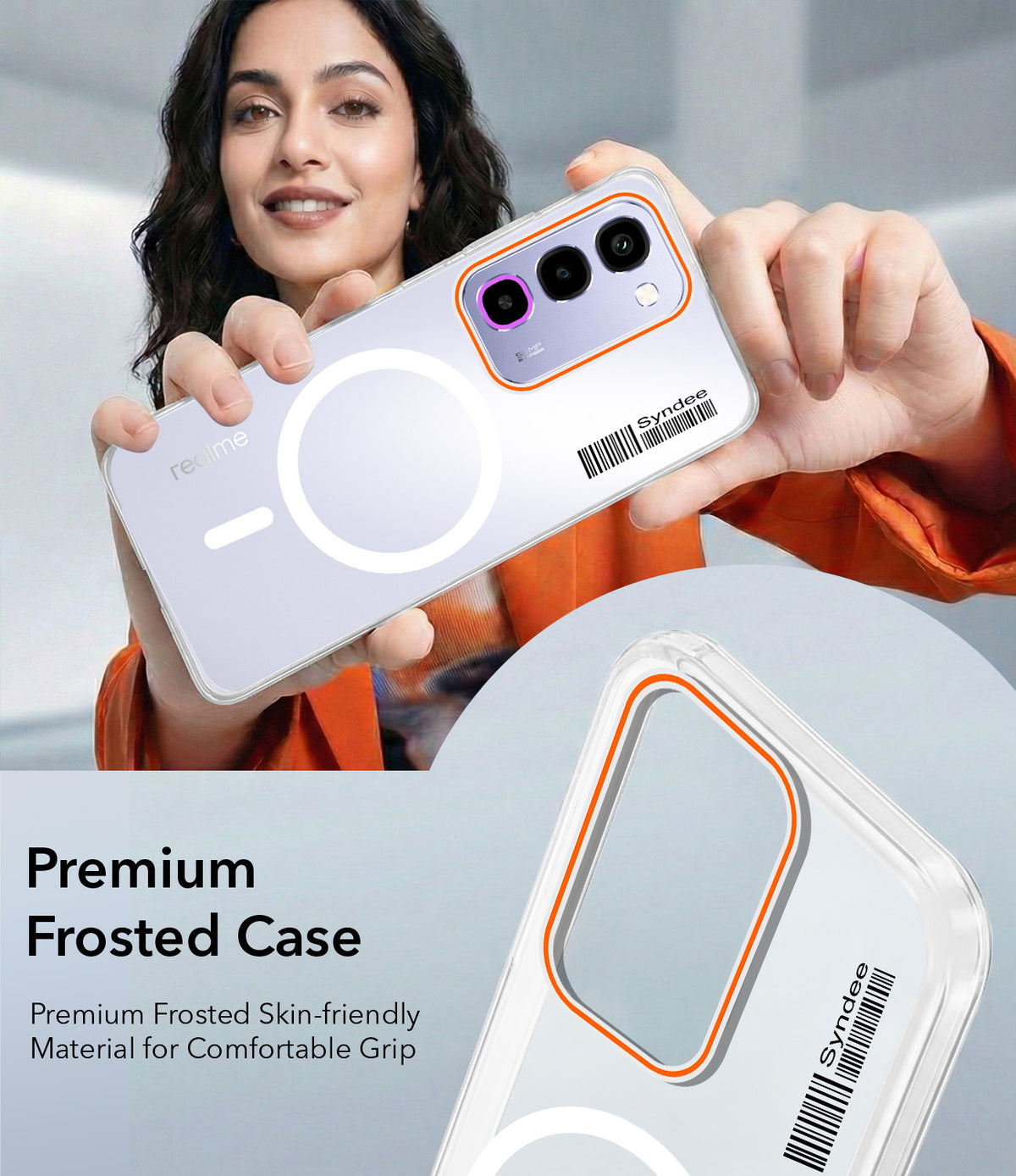 For Realme P4R 5G | Realme Narzo 100X 5G Back Cover Case (Soft Touch | Camera Bump Protection | MagSafe Compatible | Matte Finish)