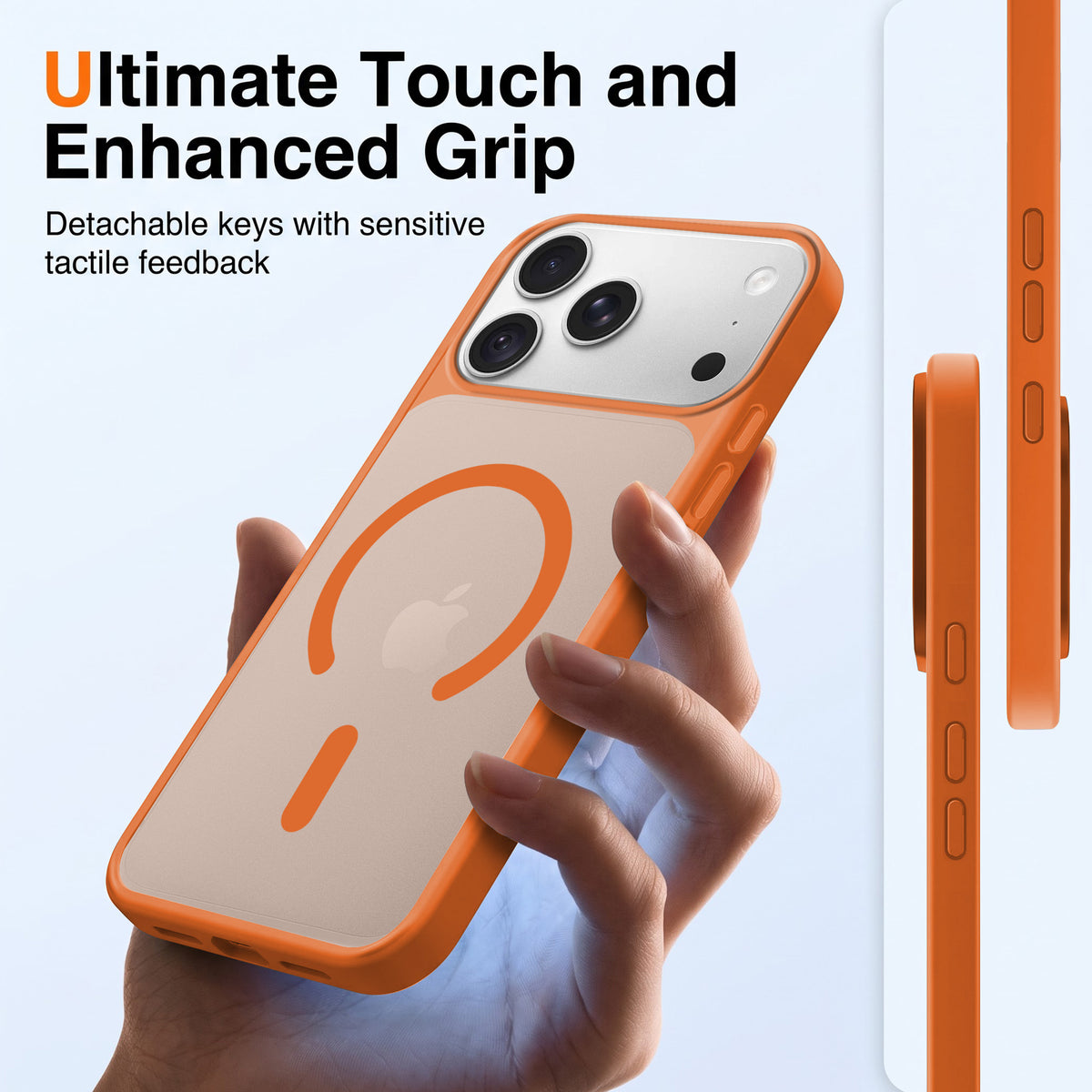 For Apple iPhone 18 Pro Max Matte Finish Back Case Cover (MagSafe Compatible | Translucent Soft Touch | Slim and Unbreakable)