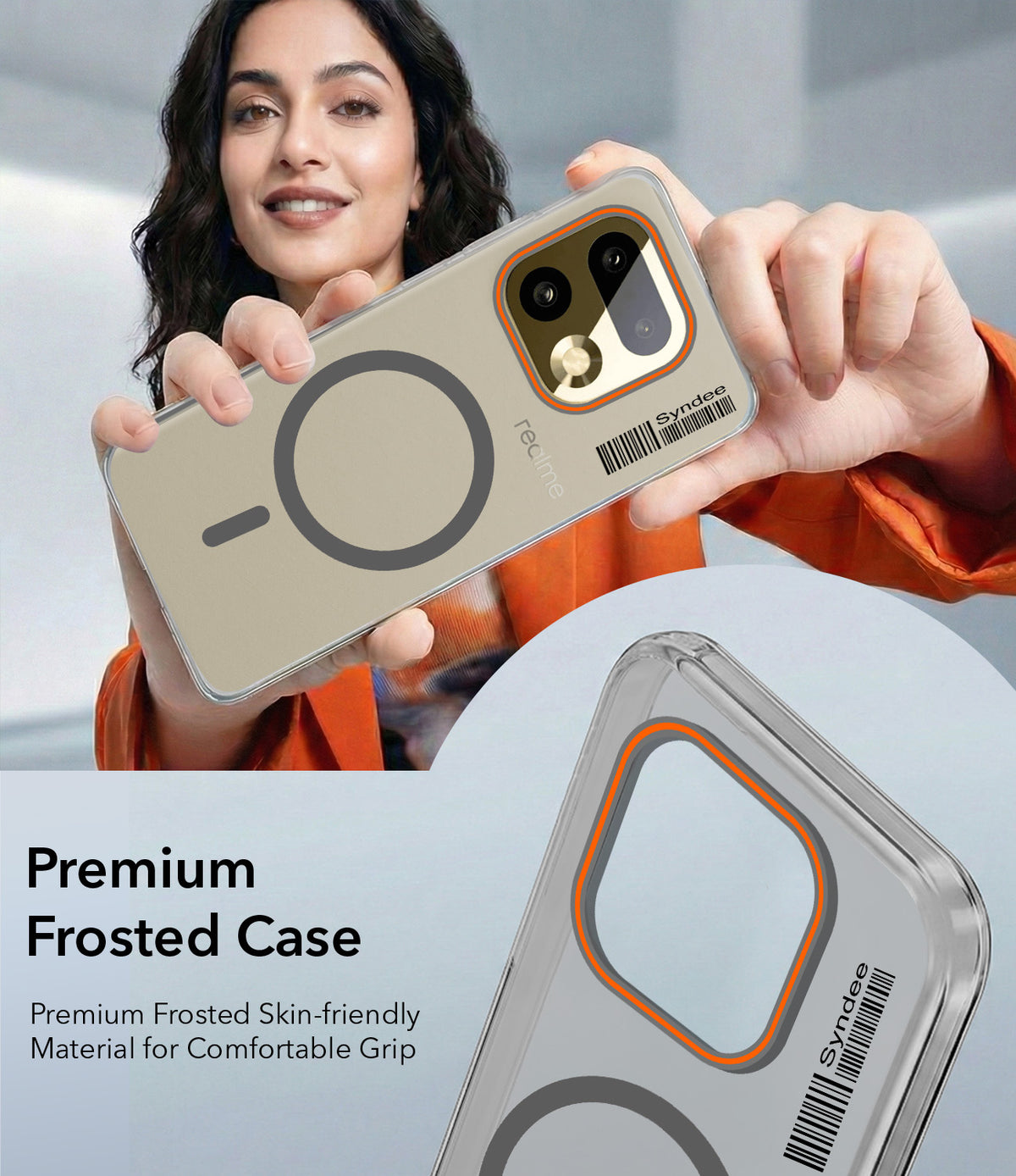 For Realme 16 Pro Plus 5G Back Cover Case (Soft Touch | Camera Bump Protection | MagSafe Compatible | Matte Finish)