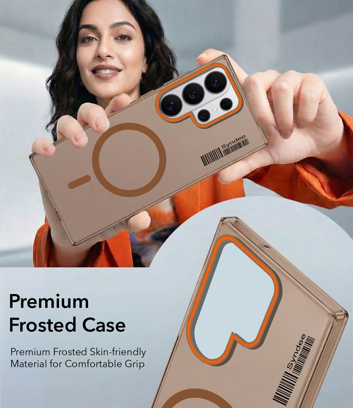 For Samsung Galaxy S26 Ultra Back Cover Case (Soft Touch | Camera Bump Protection | MagSafe Compatible | Matte Finish)