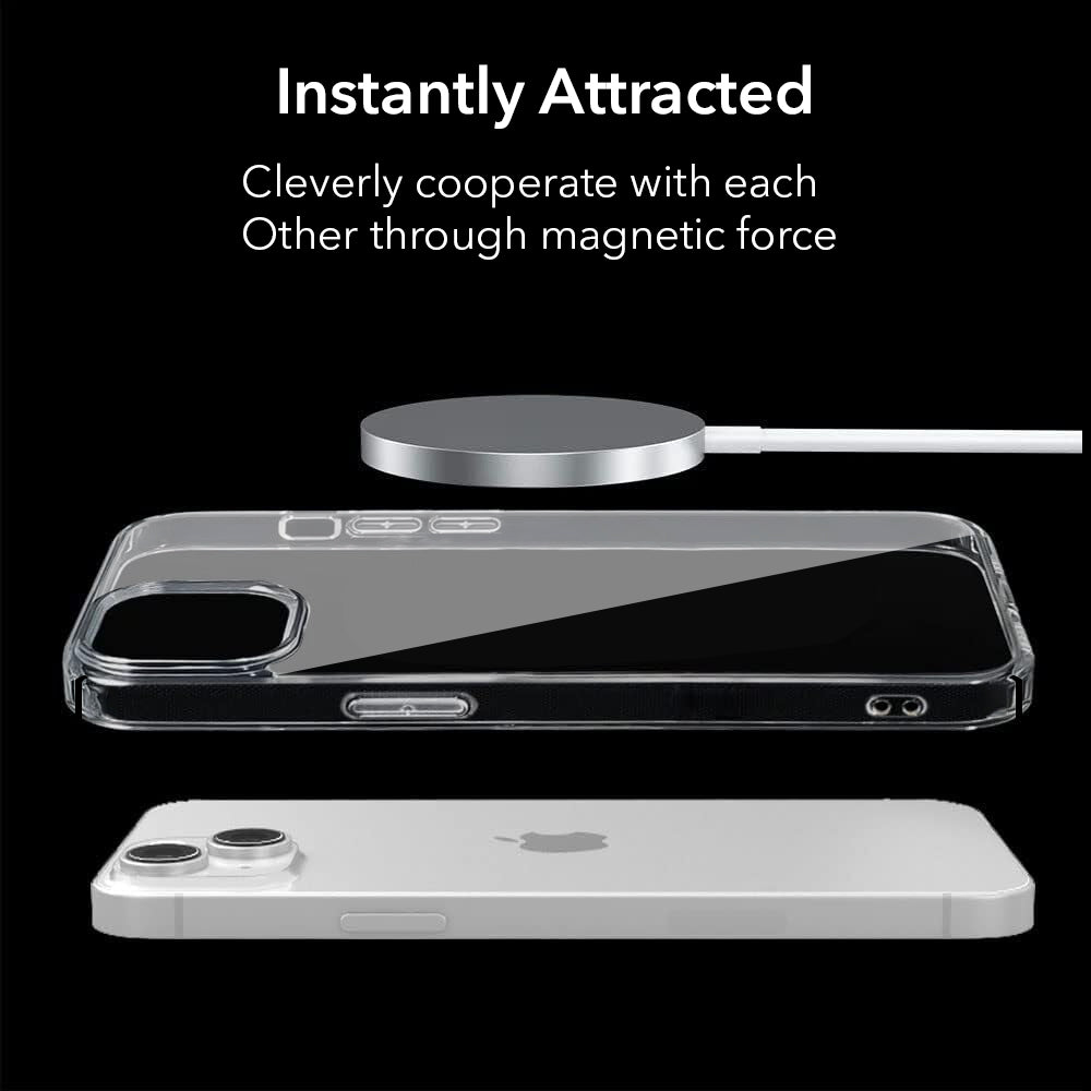 For Apple iPhone 13 Back Cover Case (Hard Anti Yellow Clear Case | Drop & Camera Protection | Shockproof Polycarbonate)