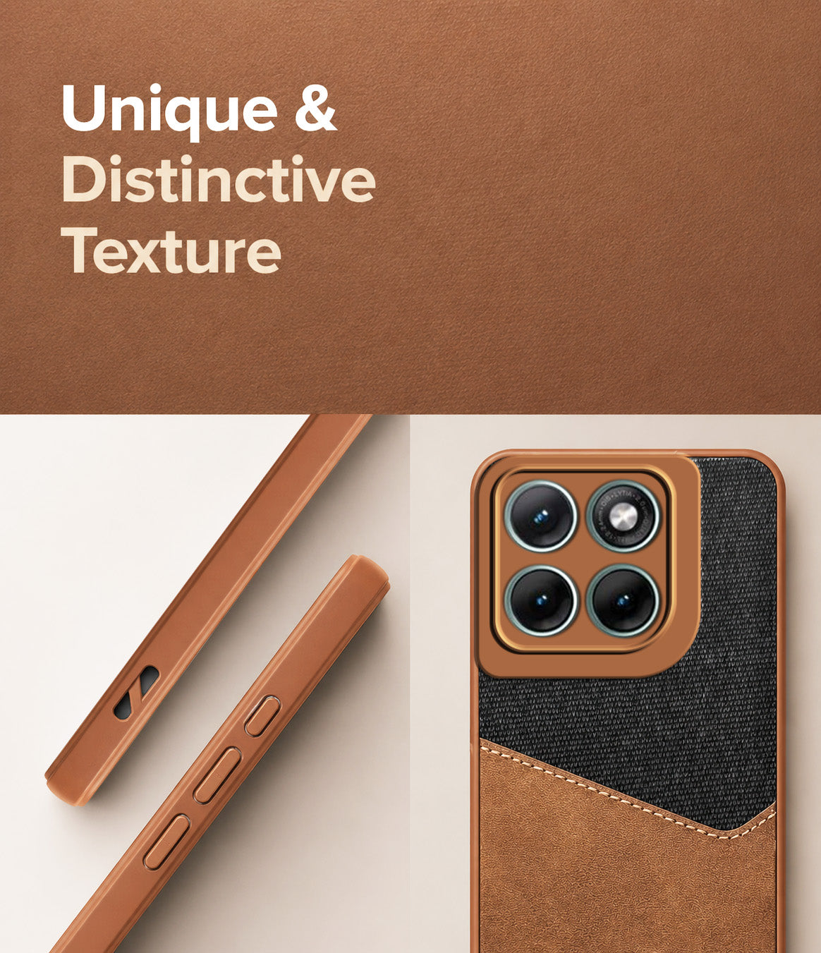 For Motorola Moto Edge 70 Fusion Back Cover Case (Dual PU Leather Stitch | Professional Minimalist | Soft and Flexible)