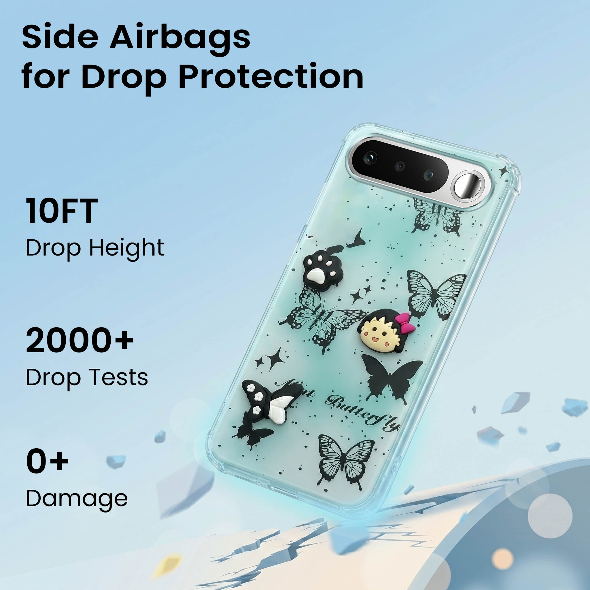 For Realme 16 Back Cover Case (3D Cute Cartoons | Hard Back Side Soft | Matte Premium Finish | HD Printing)