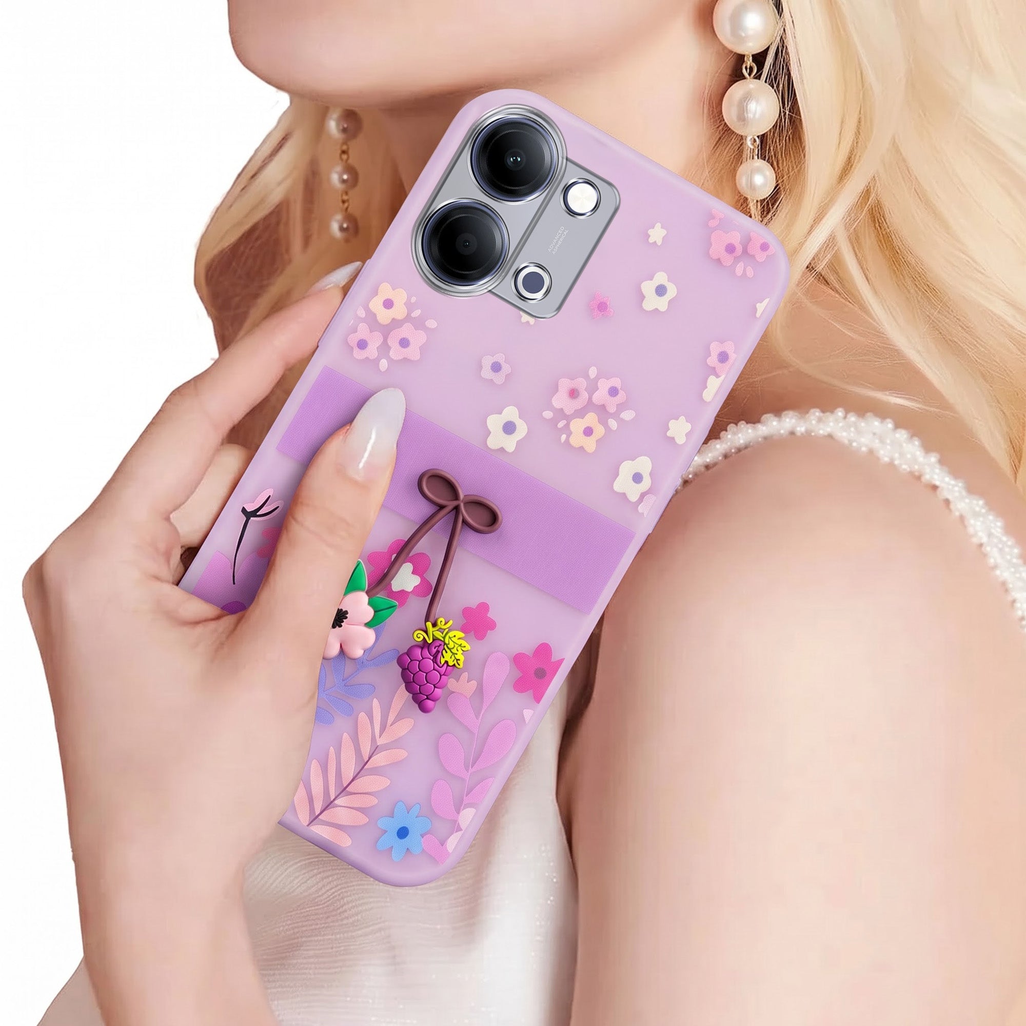 For Vivo Y11 | Vivo Y21 5G Back Cover Case (3D Cute Cartoons | Hard Back Side Soft | Matte Premium Finish | HD Printing)