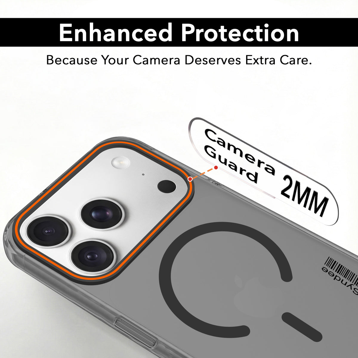For Apple iPhone 18 Pro Back Cover Case (Soft Touch | Camera Bump Protection | MagSafe Compatible | Matte Finish)