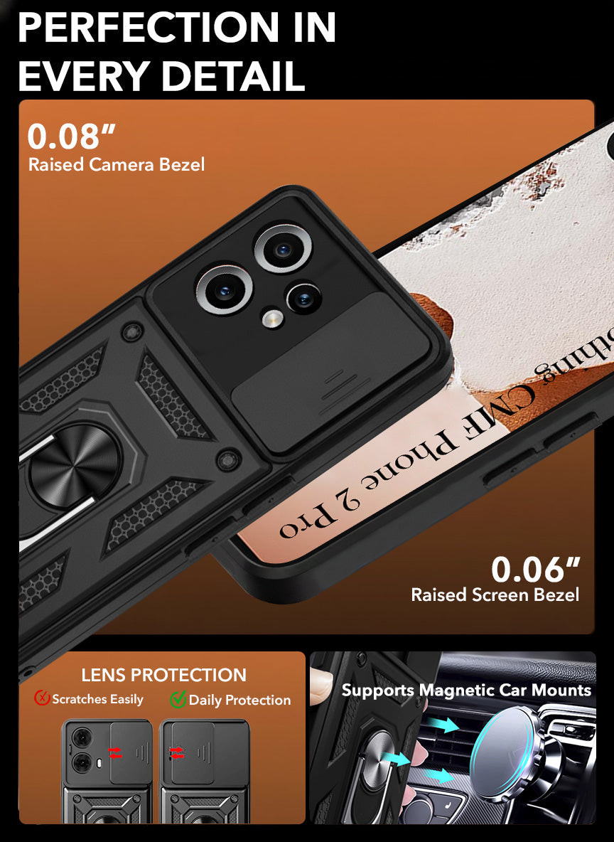 For Nothing CMF Phone 2 Pro Back Cover Case (Hybrid Dual Armor Polycarbonate)