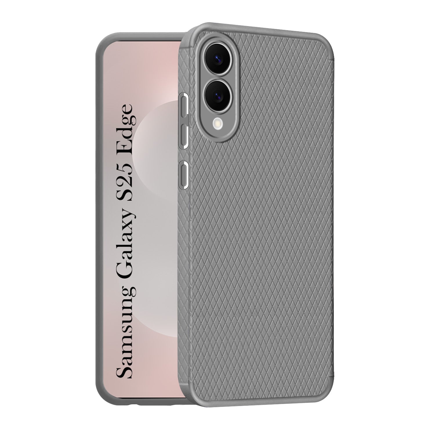For Samsung Galaxy S25 Edge Back Cover Case (Liquid Silicone | Side Grip | Camera Protection)