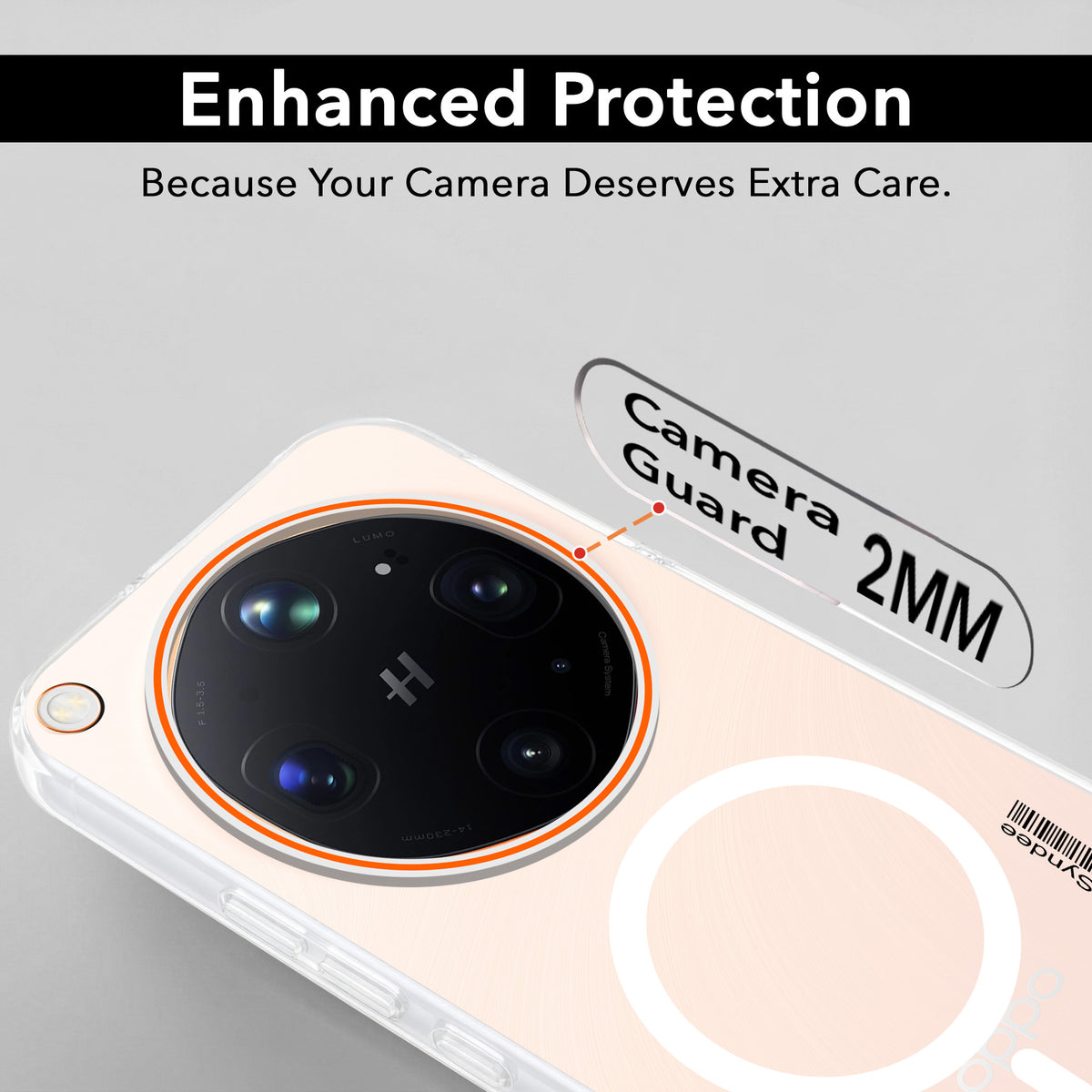 For Oppo Find X9 Ultra Back Cover Case (Soft Touch | Camera Bump Protection | MagSafe Compatible | Matte Finish)