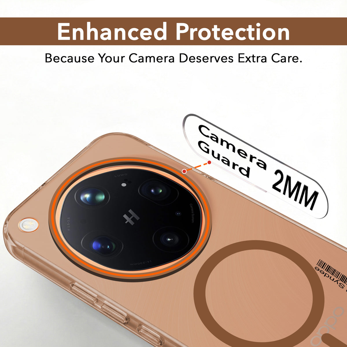 For Oppo Find X9 Ultra Back Cover Case (Soft Touch | Camera Bump Protection | MagSafe Compatible | Matte Finish)