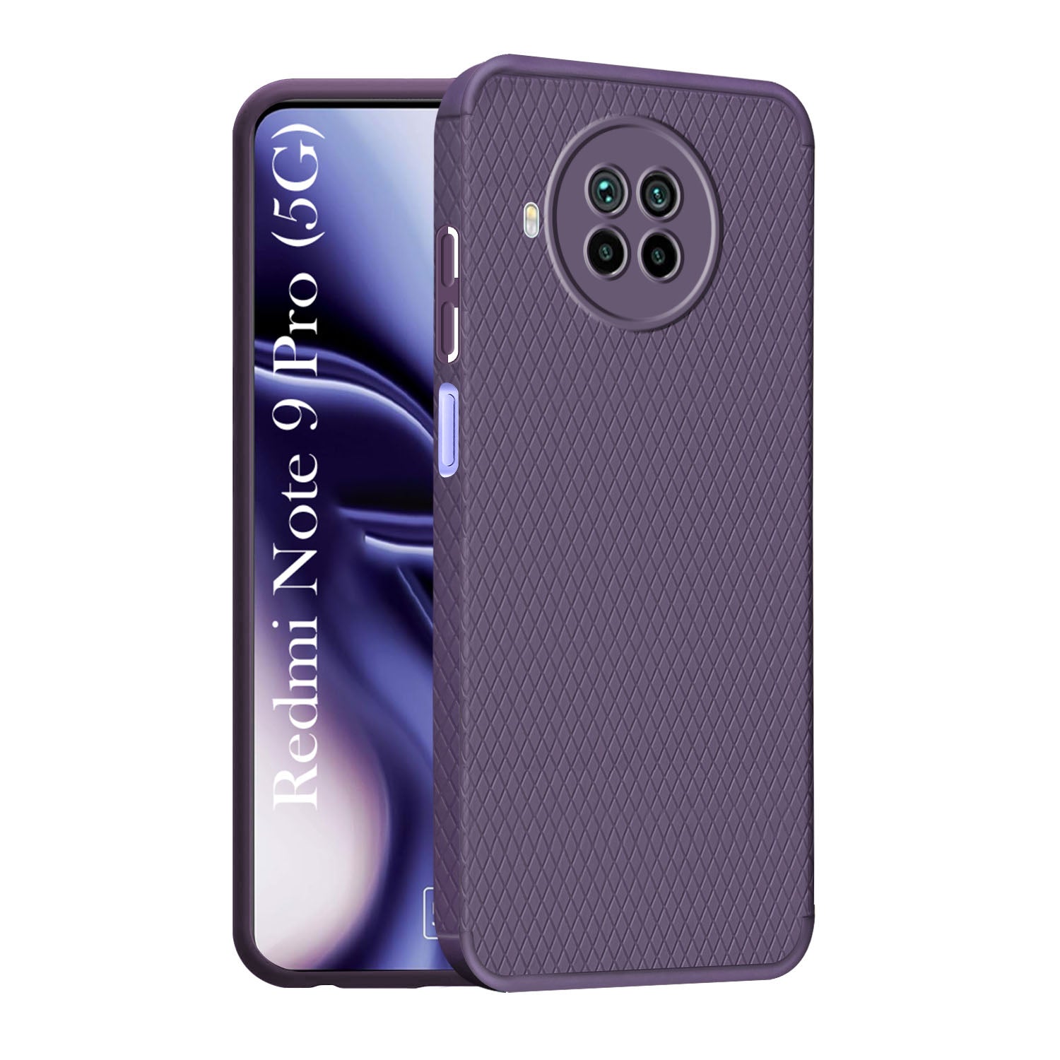 For Xiaomi Mi Redmi Note 9 Pro 5G Back Cover Case Liquid Silicone (Camera Protection | Side Grip Texture | Soft and Flexible)