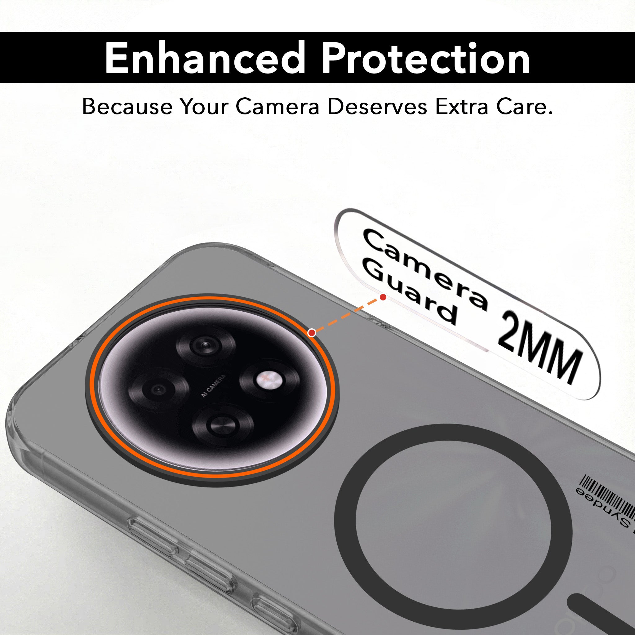 For Oppo F31 Pro Plus Back Cover Case (Soft Touch | Camera Bump Protection | MagSafe Compatible | Matte Finish)