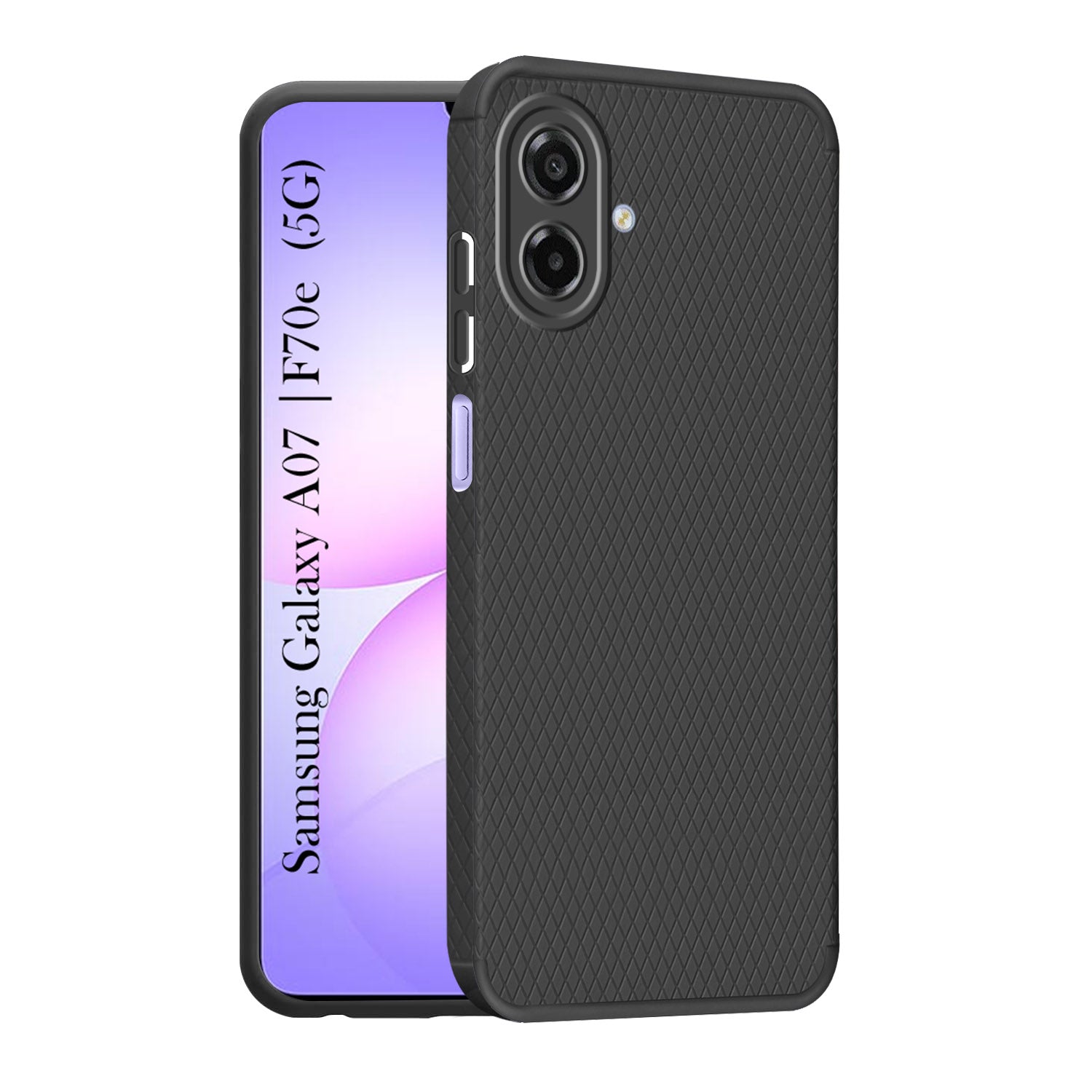 For Samsung Galaxy A07 | F70e 5G Back Cover Case (Camera Protection | Side Grip Texture | Soft and Flexible)