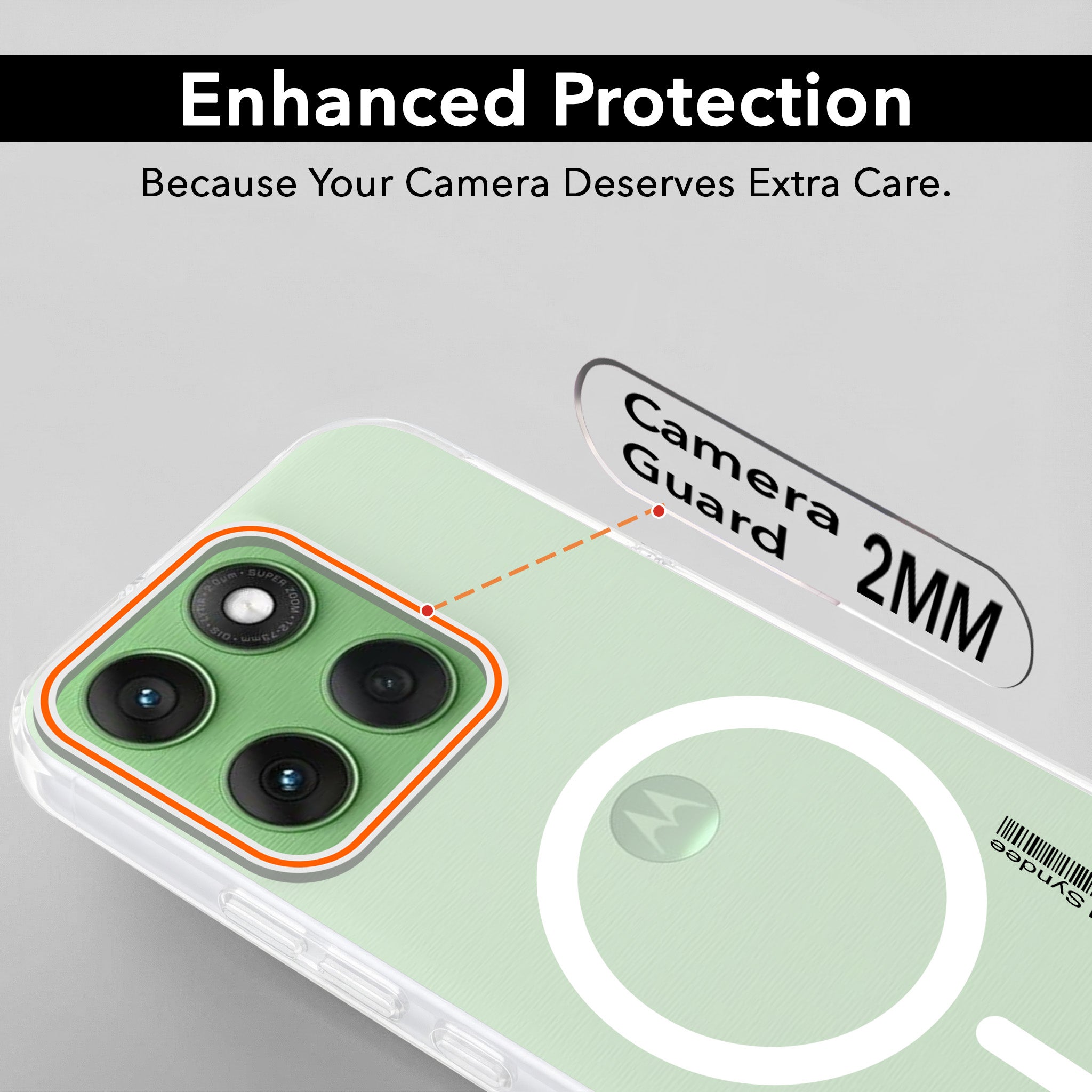 For Motorola Moto Edge 60 Back Cover Case (Soft Touch | Camera Bump Protection | MagSafe Compatible | Matte Finish)
