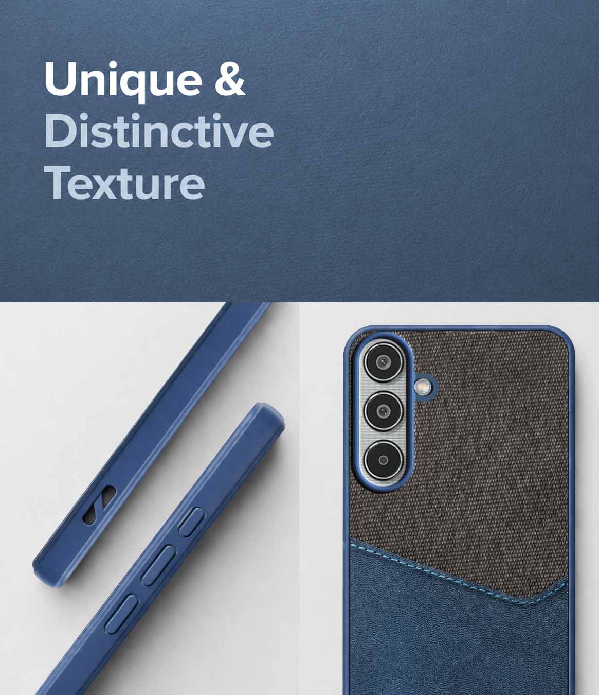 For Samsung Galaxy M35 5G Back Cover Case (Dual PU Leather Stitch | Professional Minimalist | Soft and Flexible)