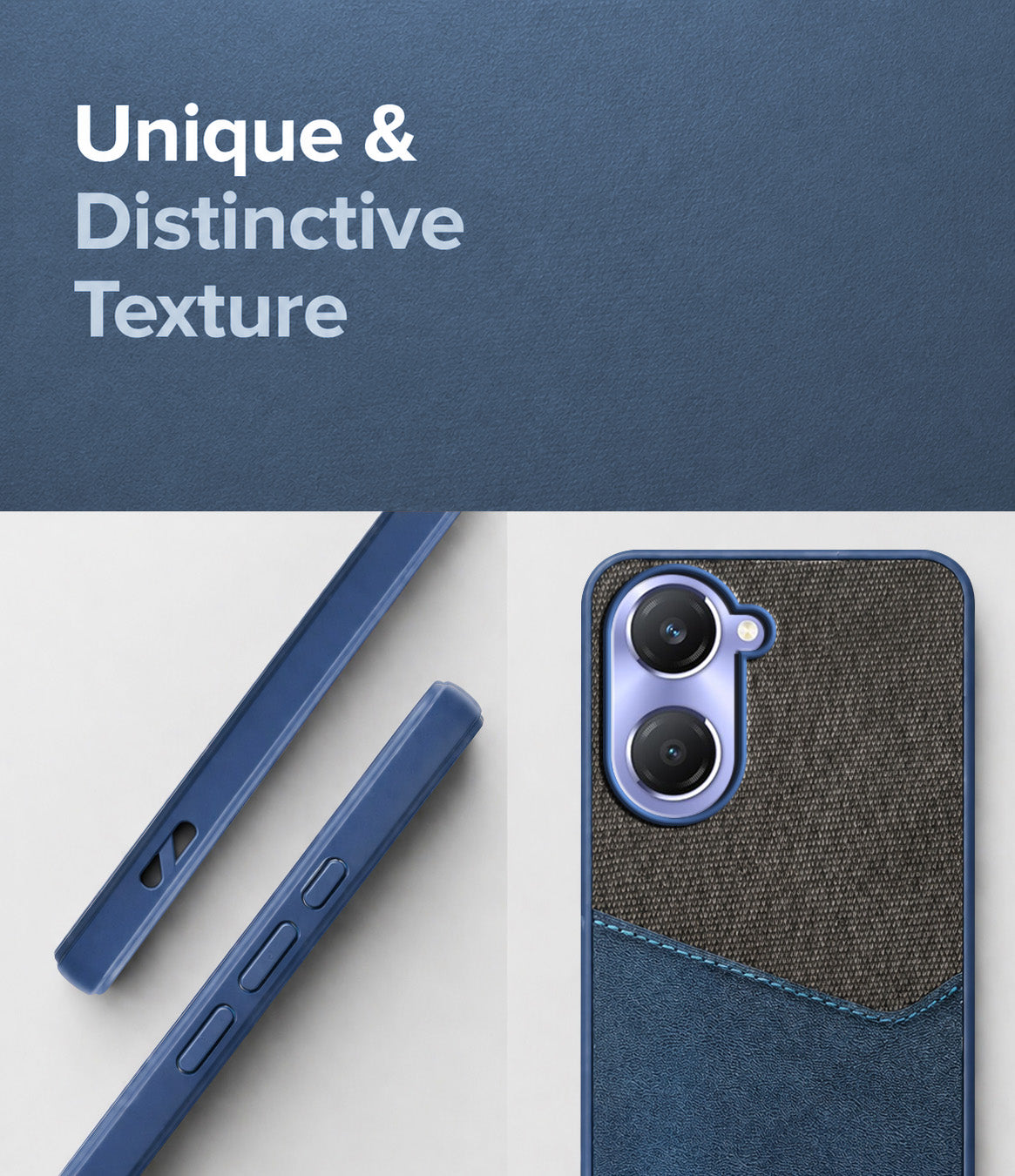 For Vivo T3 Lite 5G | Vivo Y28s 5G Back Cover Case (Dual PU Leather Stitch | Professional Minimalist | Soft and Flexible)