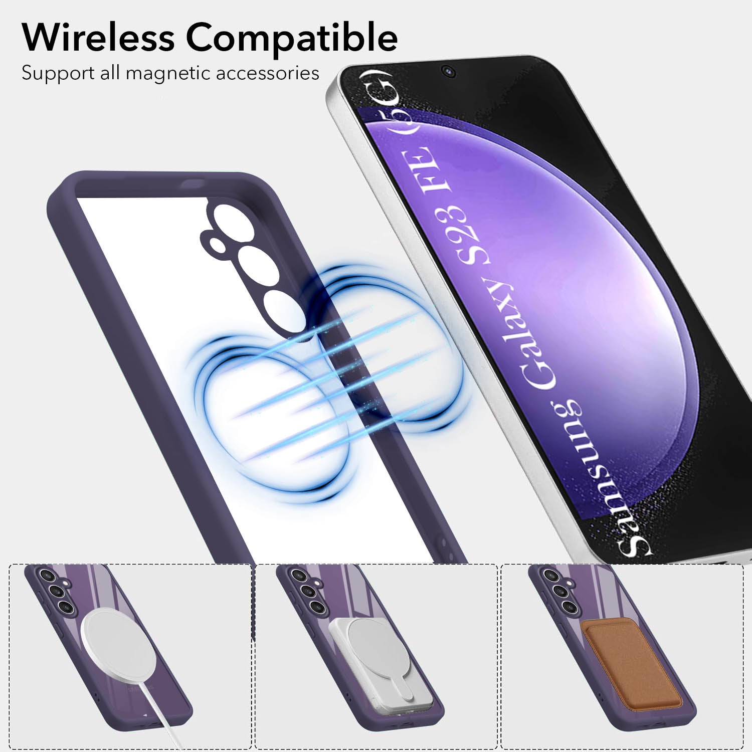 For Samsung Galaxy S23 FE 5G Back Cover Case (Lifetime Anti Yellow | Anti Scratch | Crystal Clear Shockproof)
