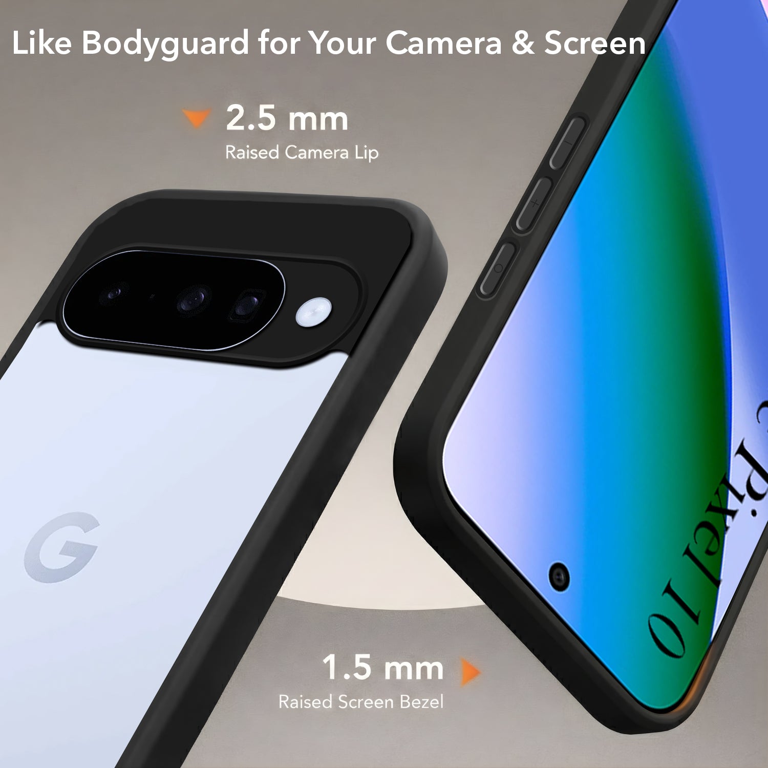 For Google Pixel 10 Back Cover Case (Built-in Stand | Lifetime Anti Yellow | Kickstand Shockproof | Camera Protection | MagSafe Compatible)